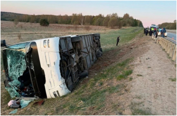 ՌԴ-ում 55 ուղևոր տեղափոխող ավտոբուսի վարորդը քնել է ղեկին. կա 35 վիրավnր